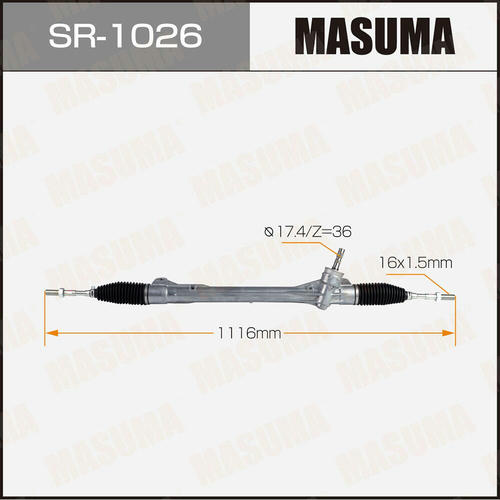 Рейка рулевая MASUMA (левый руль), SR-1026