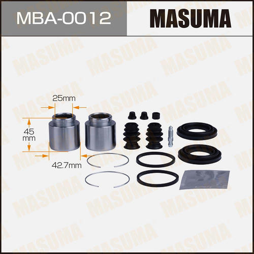 Ремкомплект тормозного суппорта с поршнем d-42.7 MASUMA, MBA-0012