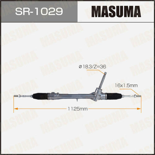 Рейка рулевая MASUMA (левый руль), SR-1029