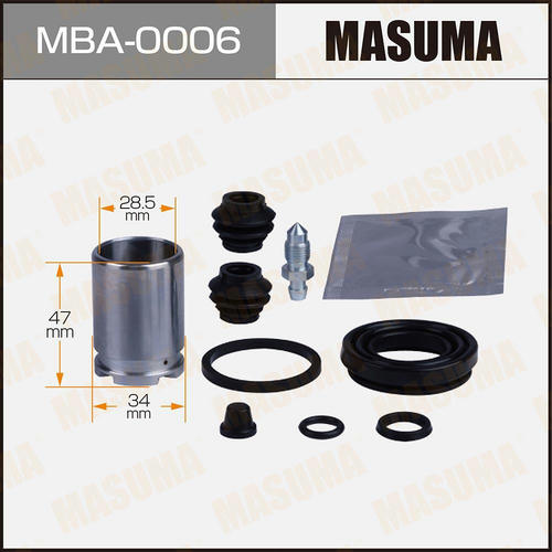 Ремкомплект тормозного суппорта с поршнем d-34 MASUMA, MBA-0006