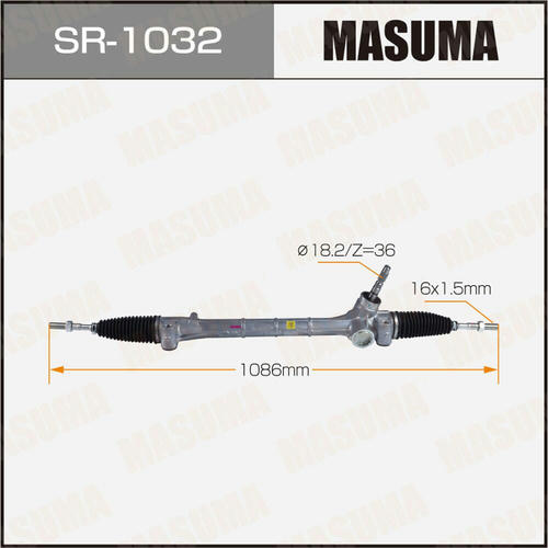 Рейка рулевая MASUMA (правый руль), SR-1032