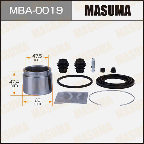 Ремкомплект тормозного суппорта с поршнем d-60 MASUMA, MBA-0019