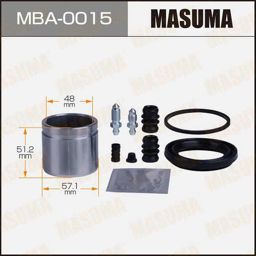 Ремкомплект тормозного суппорта с поршнем d-57.1 MASUMA, MBA-0015