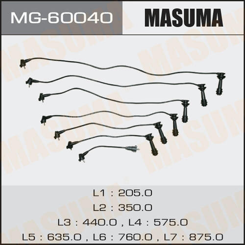 Провода высоковольтные (комплект) Masuma, MG-60040