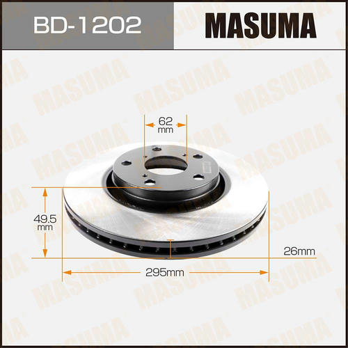 Диск тормозной Masuma, BD-1202