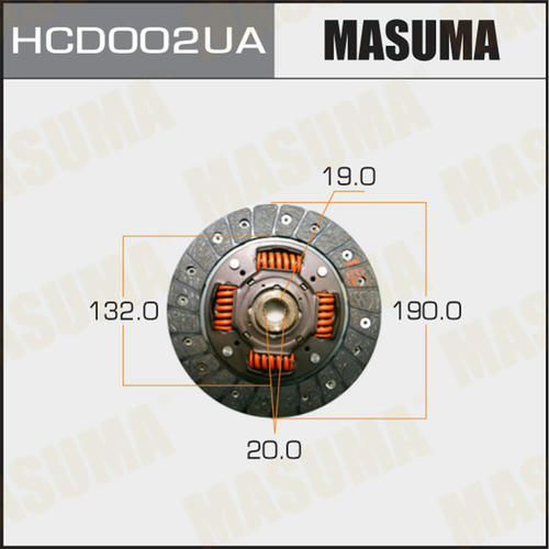 Диск сцепления Masuma, HCD002UA