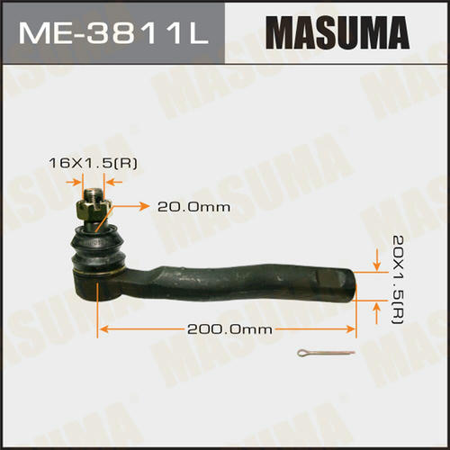 Наконечник рулевой Masuma, ME-3811L