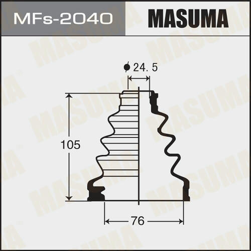 Пыльник ШРУСа Masuma (силикон), MFs-2040