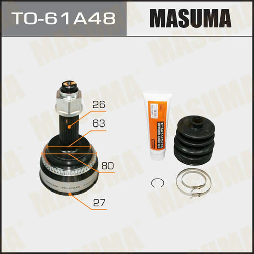 ШРУС наружный Masuma , TO-61A48
