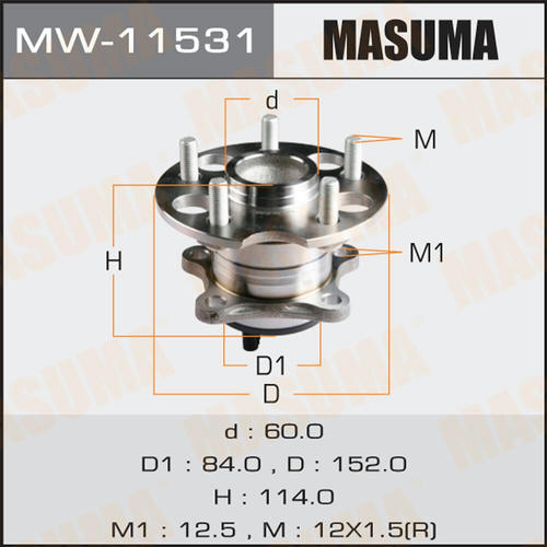 Ступичный узел Masuma, MW-11531