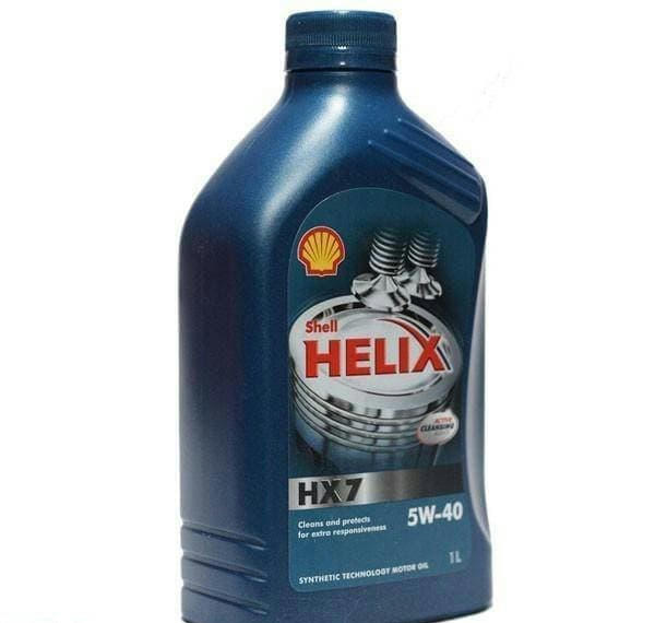 Масло SHELL Helix HX7 5W40 моторное полусинтетическое 1л