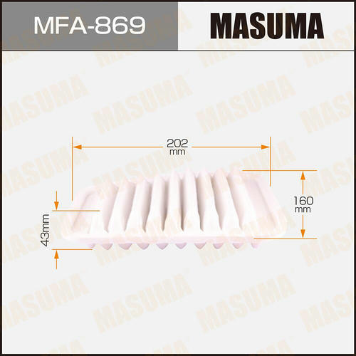 Фильтр воздушный Masuma, MFA-869