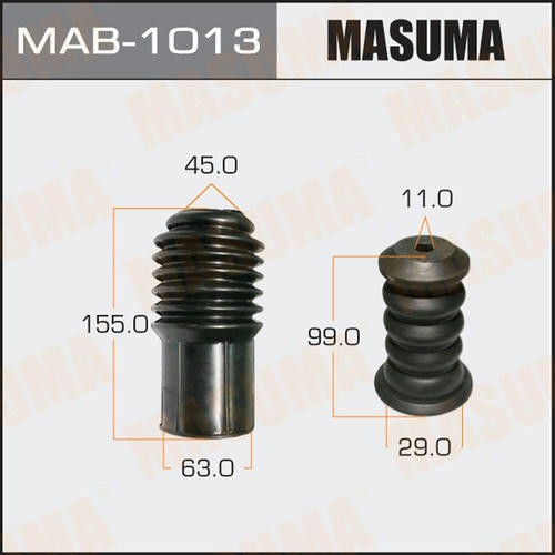 Пыльник амортизатора Masuma универсальный, отбойник D=11. H=99, MAB-1013