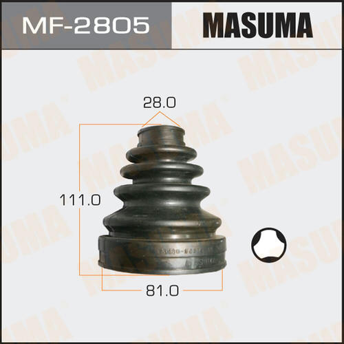 Пыльник ШРУСа Masuma (резина), MF-2805