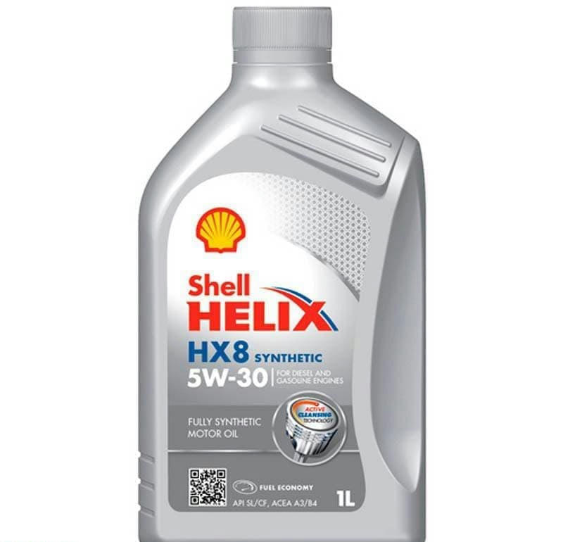 Масло SHELL Helix HX8 Synthetic 5W30 моторное синтетическое 1л