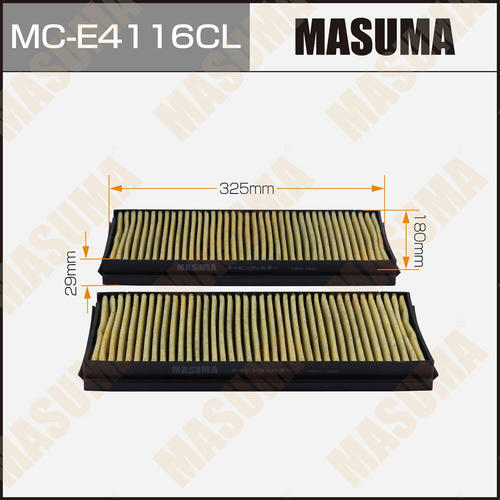 Фильтр салонный Masuma угольный, MC-E4116CL