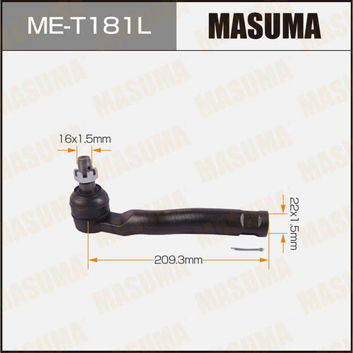 Наконечник рулевой Masuma, ME-T181L
