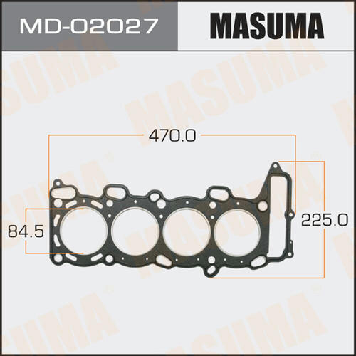 Прокладка ГБЦ (графит-эластомер) Masuma толщина 1,60 мм, MD-02027