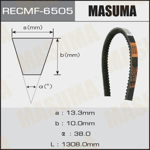 Ремень привода навесного оборудования Masuma, 13x1308 мм, 13x1308 мм, 6505