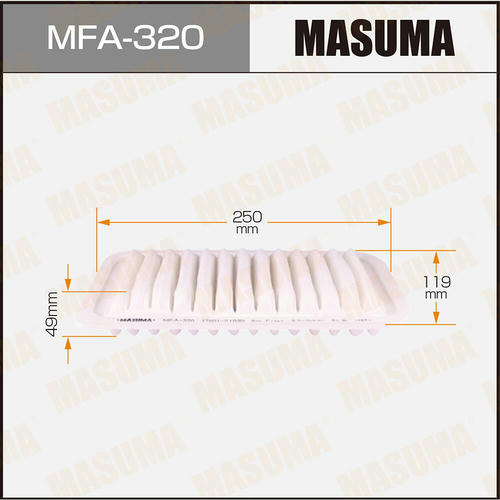 Фильтр воздушный Masuma, MFA-320