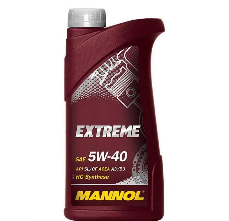Масло MANNOL Extreme 5W40 моторное синтетическое 1л артикул 1020