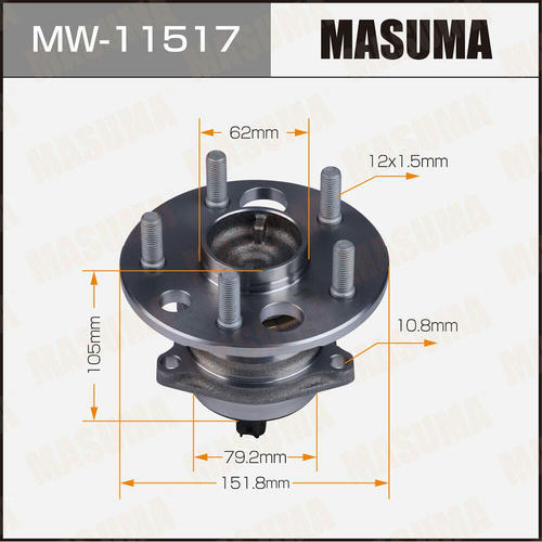 Ступичный узел Masuma, MW-11517