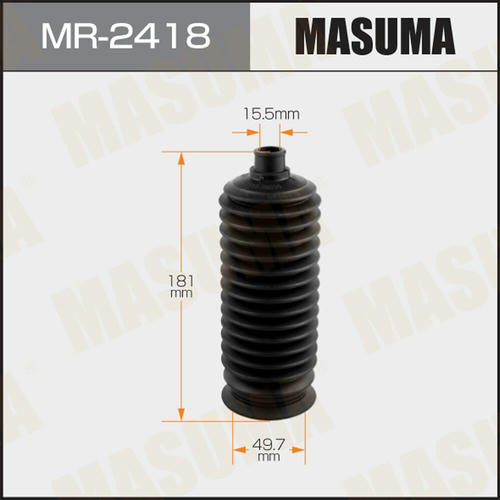 Пыльник рейки рулевой MASUMA (пластик), MR-2418