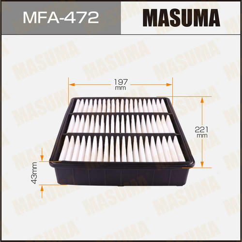 Фильтр воздушный Masuma, MFA-472