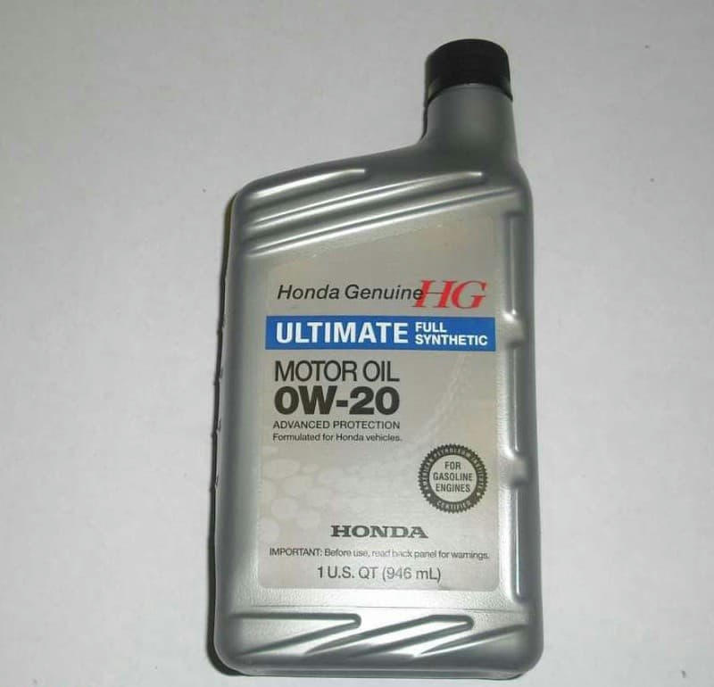 Масло HONDA MOTOR OIL 0W20 SN моторное синтетическое 0,946л артикул 08798-9063