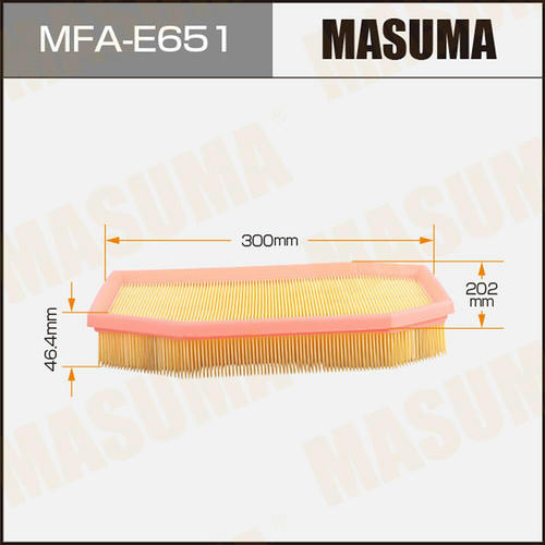 Фильтр воздушный Masuma, MFA-E651