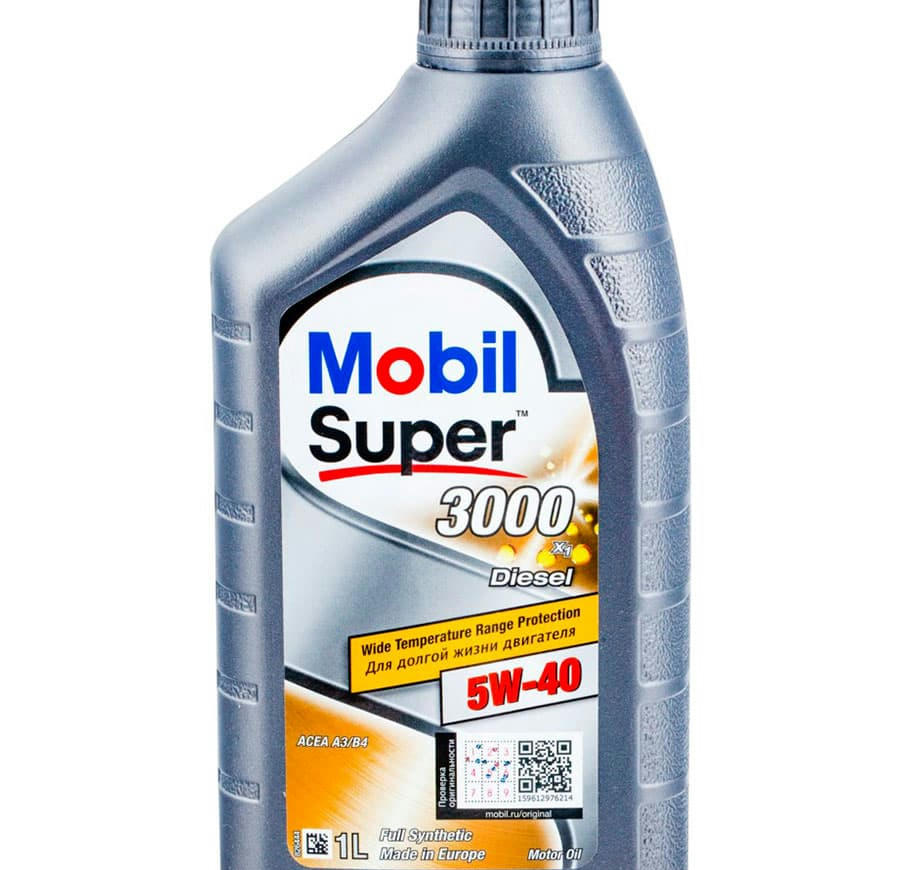 Масло моторное Mobil Super 3000 X1 Diesel 5W40 синтетическое 1л 152573