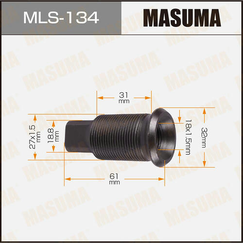 Футорка колесная M27x1.5(L), M18x1.5(L) Masuma, MLS-134