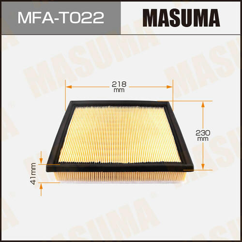 Фильтр воздушный Masuma, MFA-T022