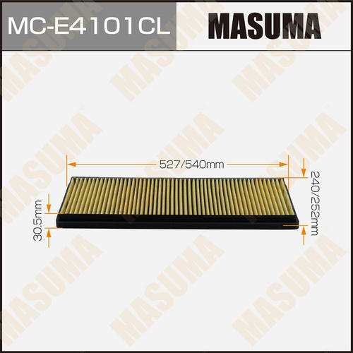 Фильтр салонный Masuma угольный, MC-E4101CL