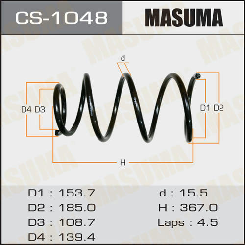 Пружина подвески Masuma, CS-1048