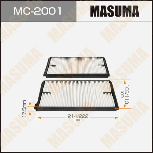 Фильтр салонный Masuma, MC-2001