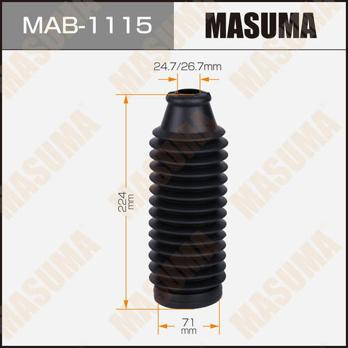 Пыльник амортизатора Masuma (резина), MAB-1115
