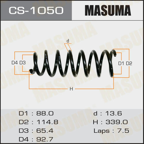 Пружина подвески Masuma, CS-1050