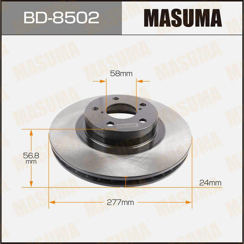 Диск тормозной Masuma, BD-8502