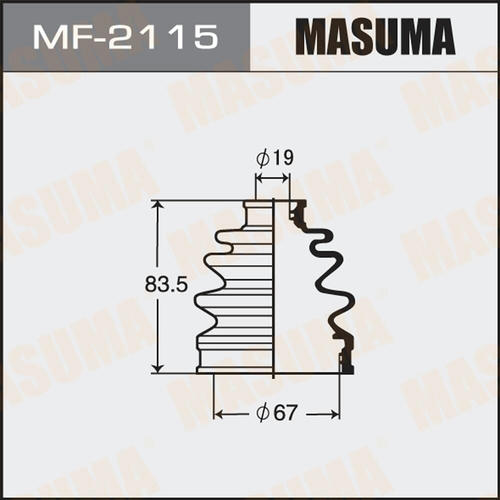 Пыльник ШРУСа Masuma (резина), MF-2115