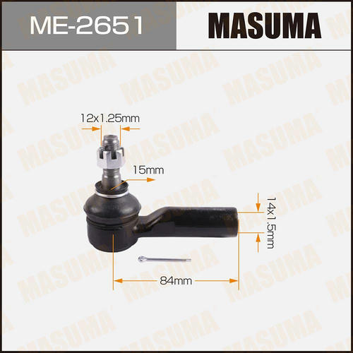 Наконечник рулевой Masuma, ME-2651