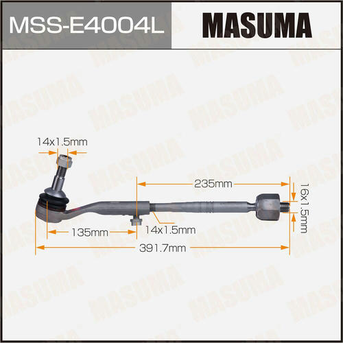 Тяга рулевая (комплект) Masuma, MSS-E4004L