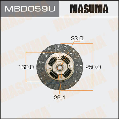 Диск сцепления Masuma, MBD059U