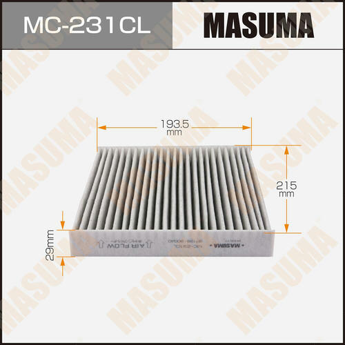Фильтр салонный Masuma угольный, MC-231CL