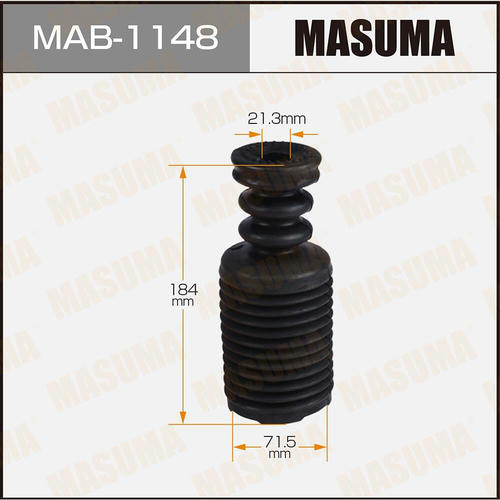 Пыльник амортизатора Masuma (резина), MAB-1148