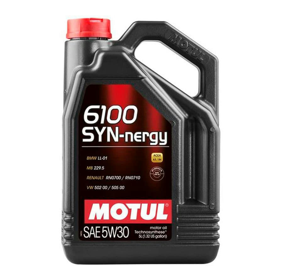 Масло моторное Motul 6100 Syn-Nergy 5W30 синтетическое 5л 107972