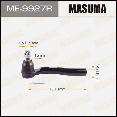 Наконечник рулевой Masuma, ME-9927R