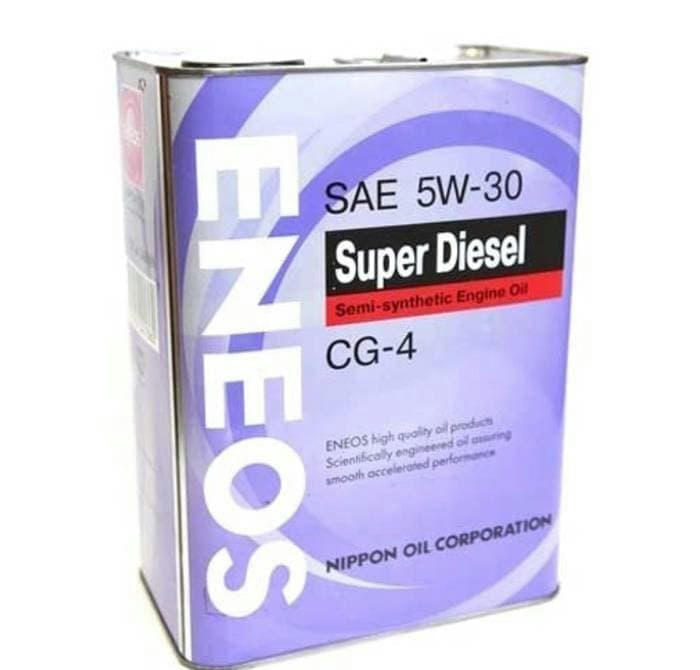 Масло ENEOS Super Diesel 5W30 CG-4 моторное полусинтетическое 4л 5W30 пc артикул OIL1333