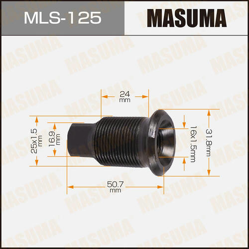 Футорка колесная M25x1.5(L), M16x1.5(L) Masuma, MLS-125