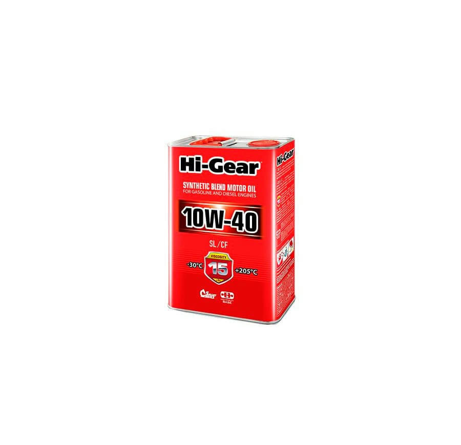 Масло моторное HI-Gear SLCF 10W40 полусинтетическое 4л HG1114